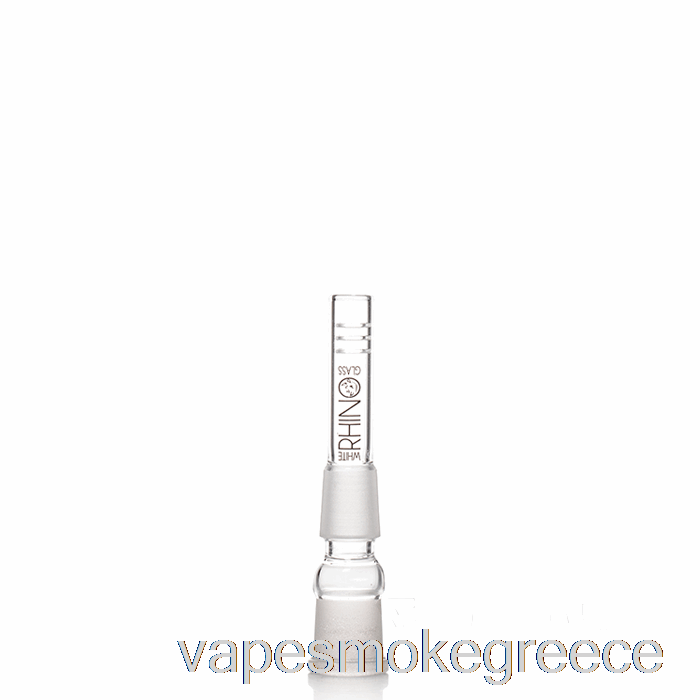 Vape Greece White Rhino 19/19 γυαλί κάτω στέλεχος 3ιντσών